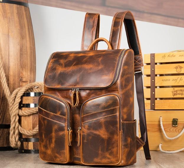 Small Sling Pack - Leather Backpack Purses | Eugene Leatherworks