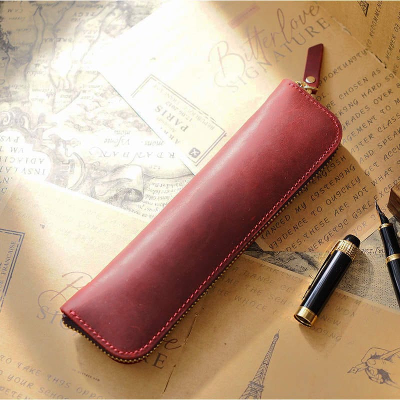 Leather Pen & Pencil Cases