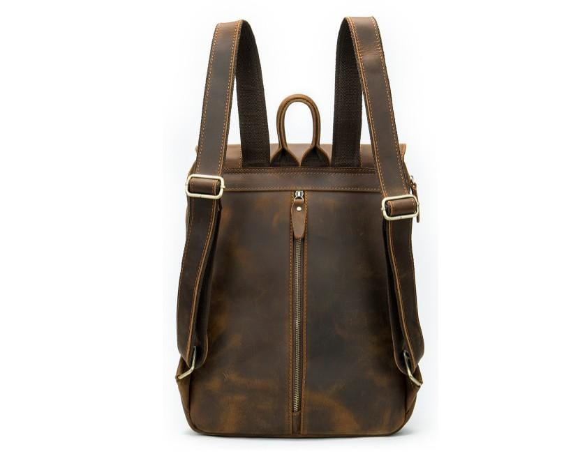 Vintage Sven Berkley USA Brown Leather Backpack Purse | eBay