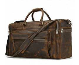 The “Hemingway” Buffalo Leather Duffle Bag [PREORDER] - Vintage