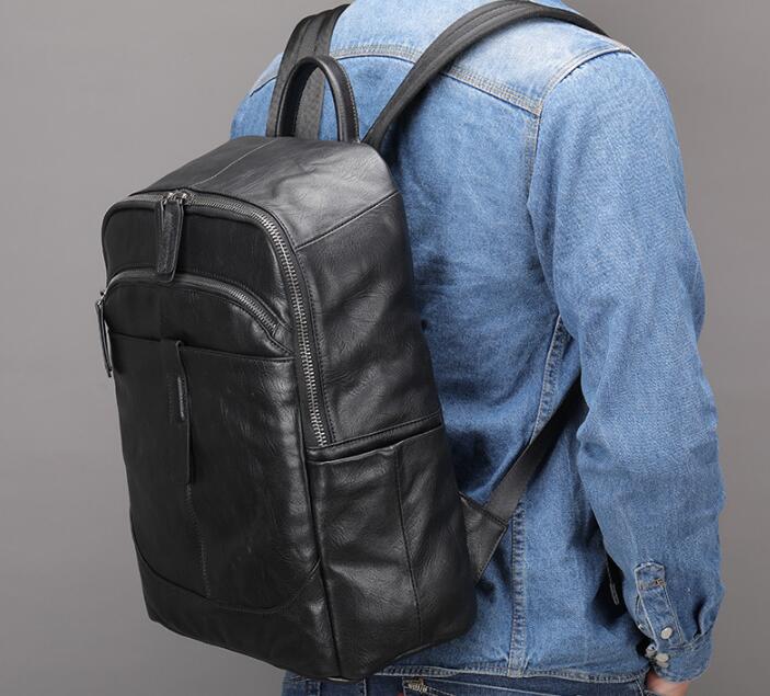 MomsyStore Leather Backpack Purse for Women and Girls for Travel Vintage 24  L Backpack Blue - Price in India | Flipkart.com