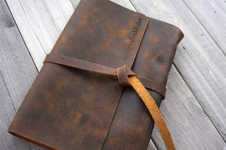 Buy Custom Leather Bound Handmade Elegant Travel Adventure Journal