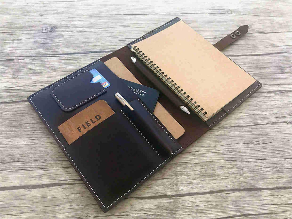 Best Leather Notebook Cover Coffee Color – LeatherNeo