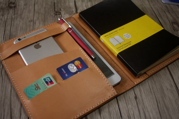 Custom Leather Moleskine Notebook Cover Case – LeatherNeo