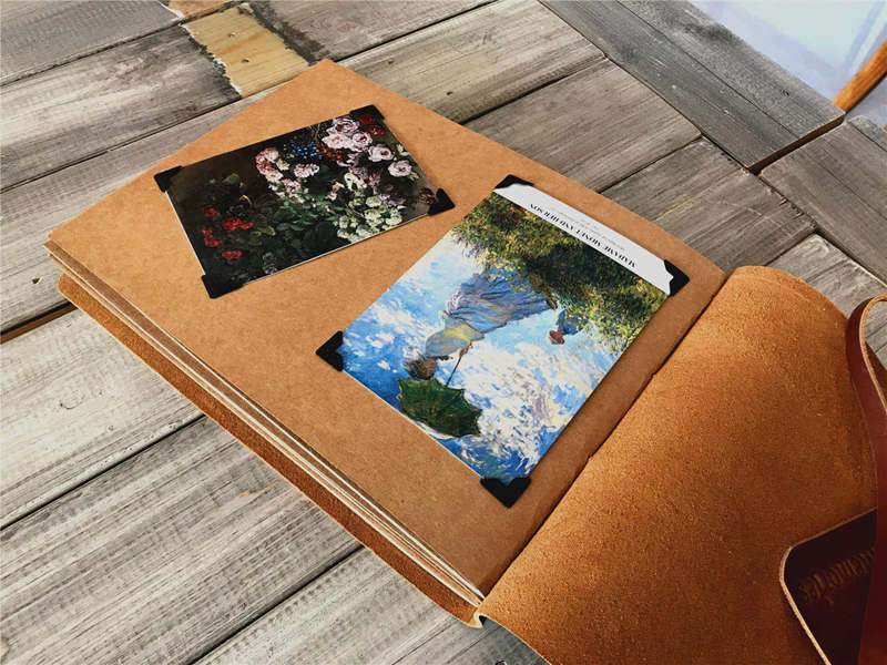 Handmade Leather Custom Travel Scrapbook Albums Memory Book – LeatherNeo