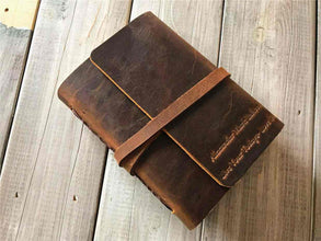 Brown Leather Bound Sketchbook