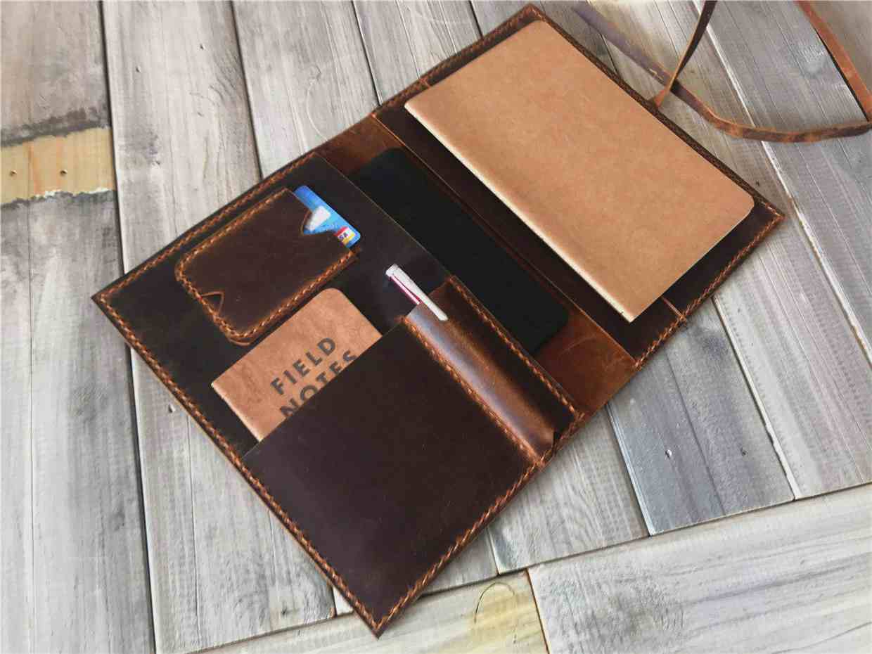 Personalized Leather Journal Custom Refillable Rustic -  Sweden