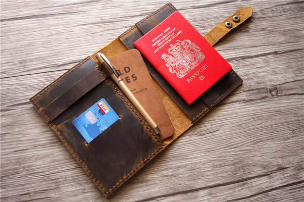 USA Personalized Passport Cover with Custom Name Unique Engraved Passport  Holder for Couples