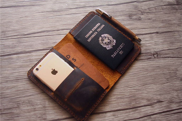 Leather Passport Cover, Passport Holder, Passport Leather Case, Passport  Wallet - Shop Korder Leather Studio Passport Holders & Cases - Pinkoi