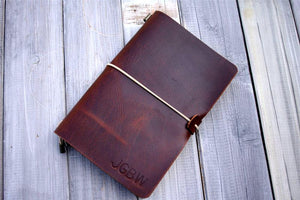 Travel sketchbook / Refillable Notebook / A5 Journal / Travel Notebook –  Luscious Leather NYC