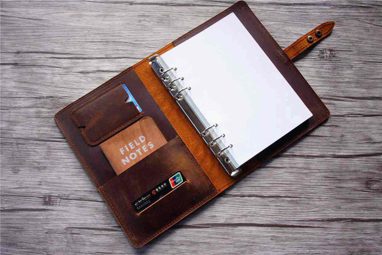 Custom A5 Leather Drawing Journal Cover – LeatherNeo