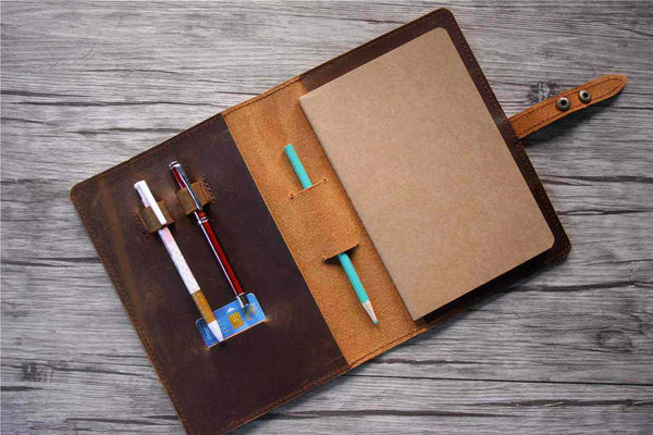 Gift for Architect, Artist, Leather Personalized Sketch Book